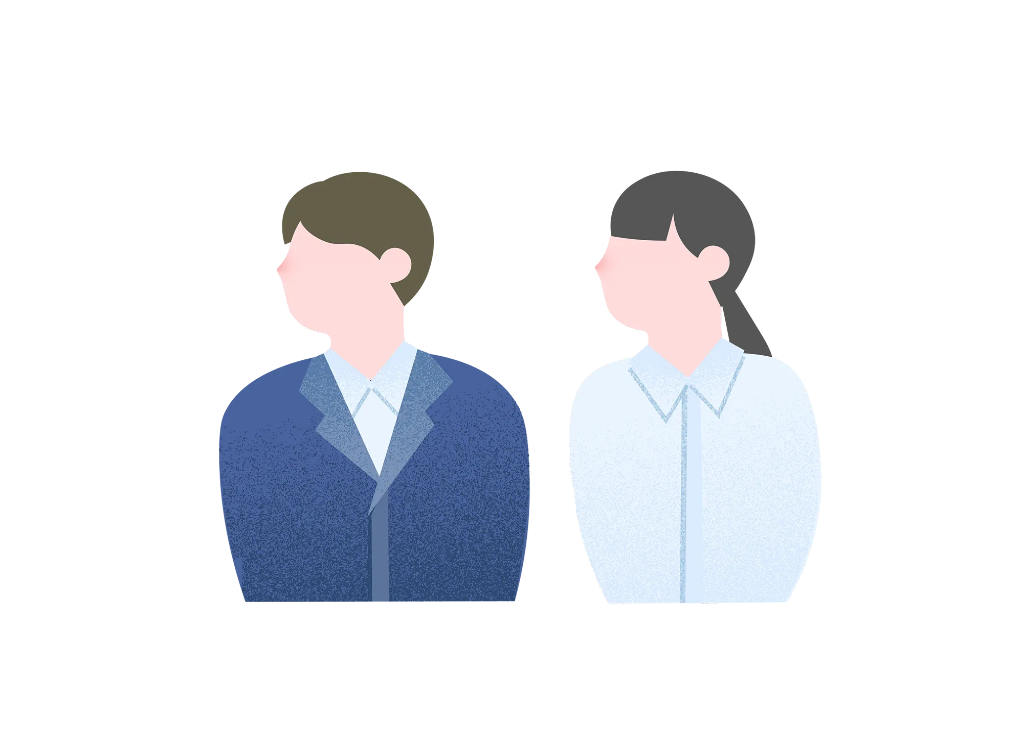 男女比のイラスト