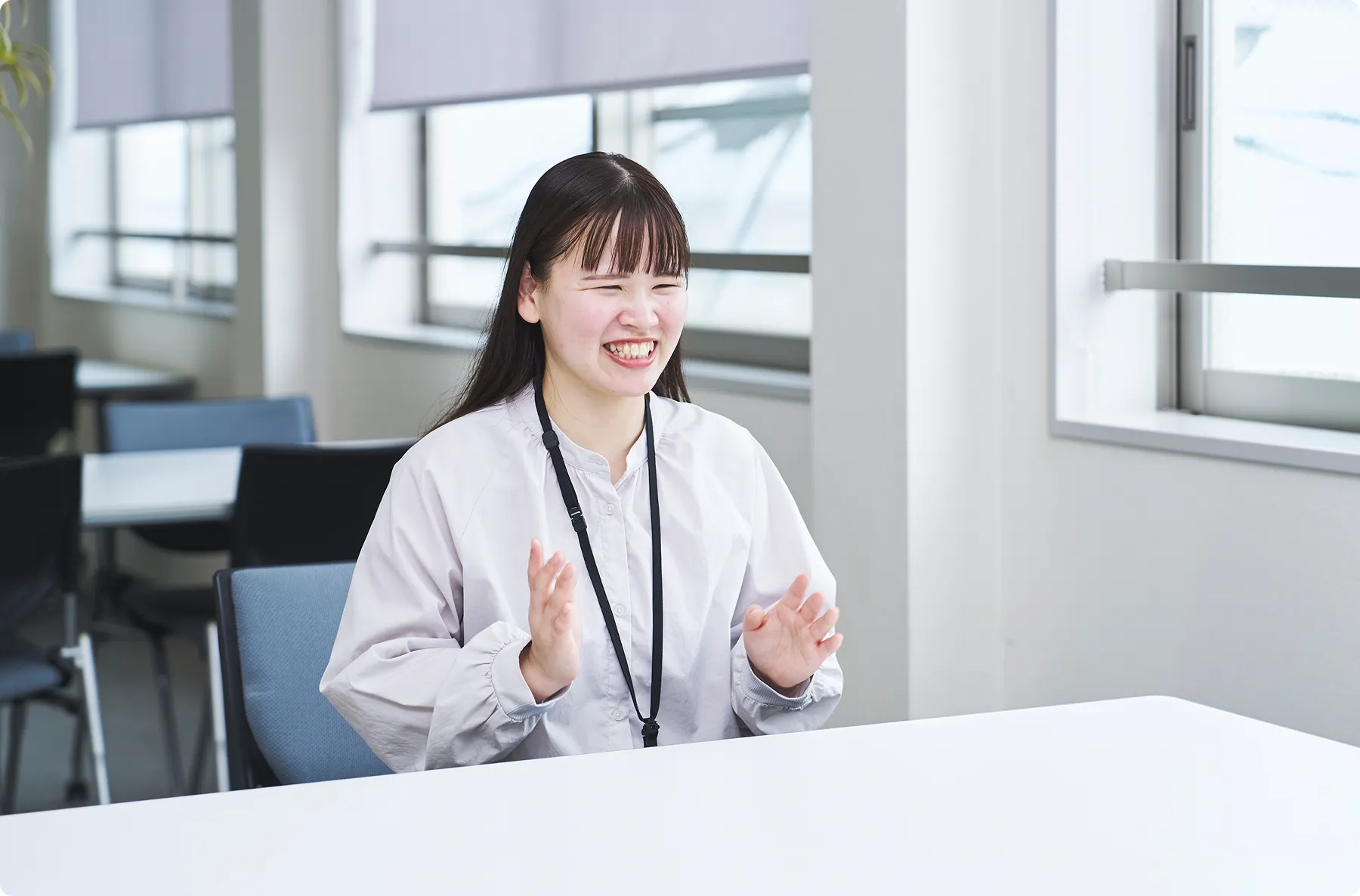 入社の背景に関する写真